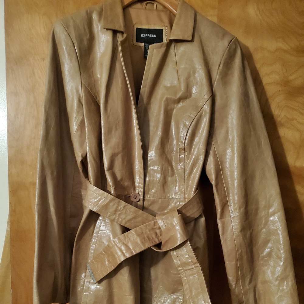 Express genuine leather jacket & pants